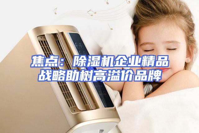 焦点：除湿机企业精品战略助树高溢价品牌