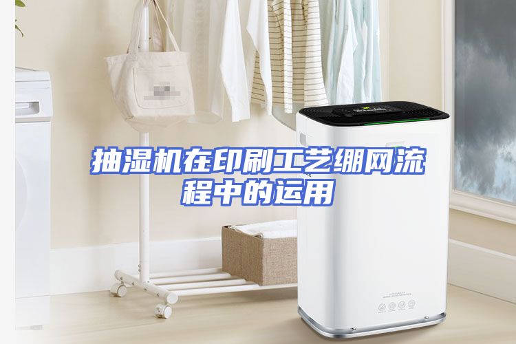 抽湿机在印刷工艺绷网流程中的运用