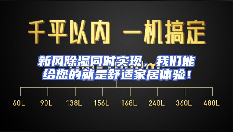 新风除湿同时实现，我们能给您的就是舒适家居体验！