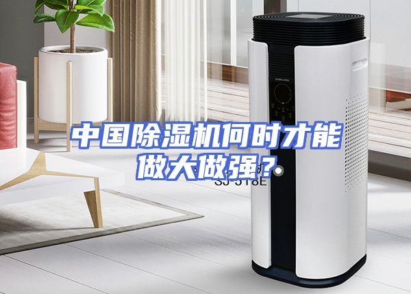 中国除湿机何时才能做大做强？