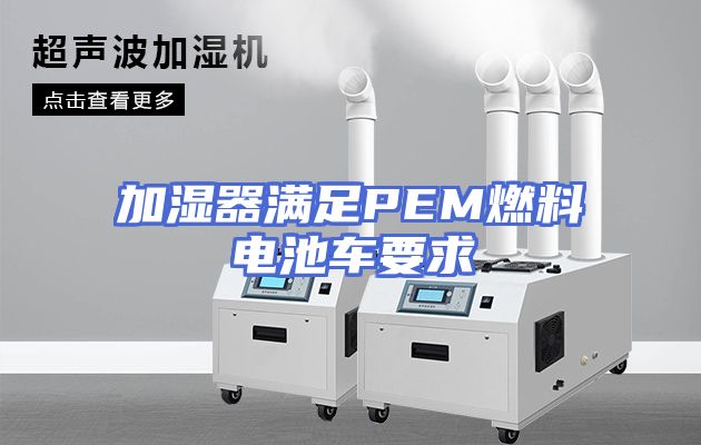 加湿器满足PEM燃料电池车要求