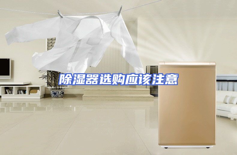 除湿器选购应该注意