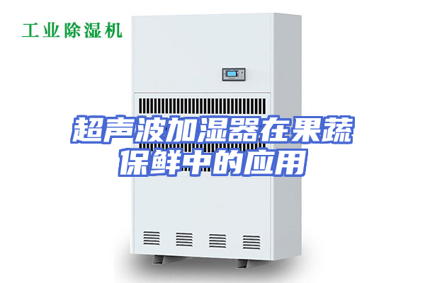 超声波加湿器在果蔬保鲜中的应用
