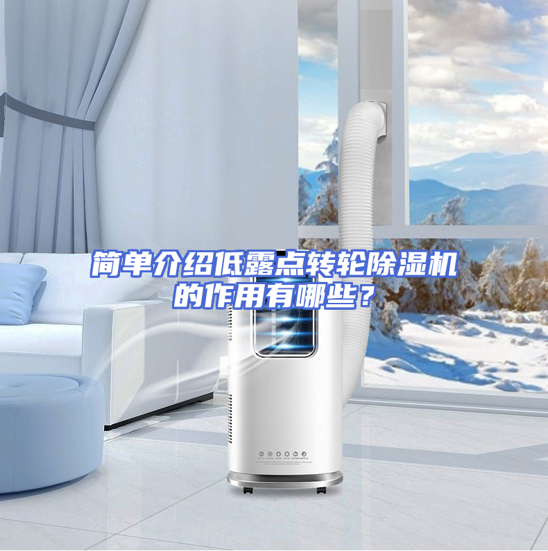 简单介绍低露点转轮除湿机的作用有哪些？