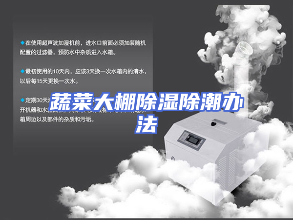 蔬菜大棚除湿除潮办法