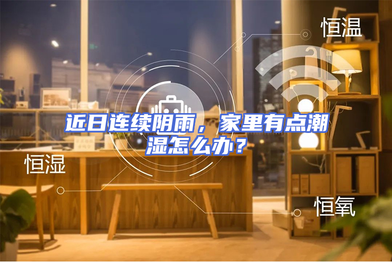 近日连续阴雨，家里有点潮湿怎么办？