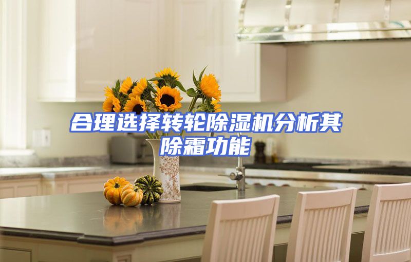 合理选择转轮除湿机分析其除霜功能