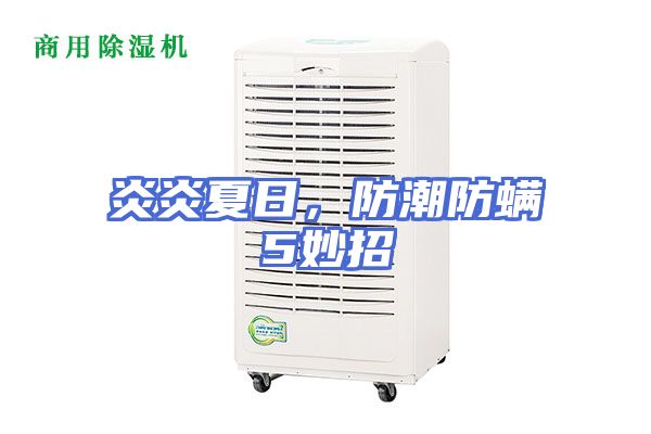 炎炎夏日,防潮防螨5妙招