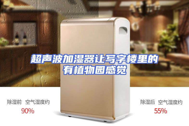 超声波加湿器让写字楼里的有植物园感觉