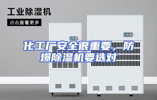 化工厂安全很重要，防爆除湿机要选对
