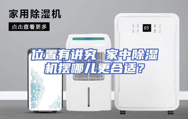 位置有讲究 家中除湿机摆哪儿更合适？