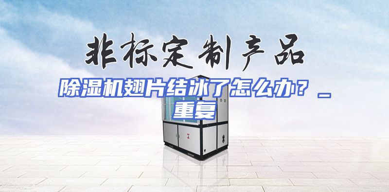 除湿机翅片结冰了怎么办？_重复