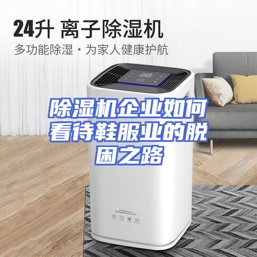 除湿机企业如何看待鞋服业的脱困之路