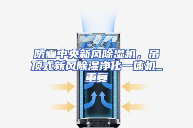 防霾中央新风除湿机，吊顶式新风除湿净化一体机_重复