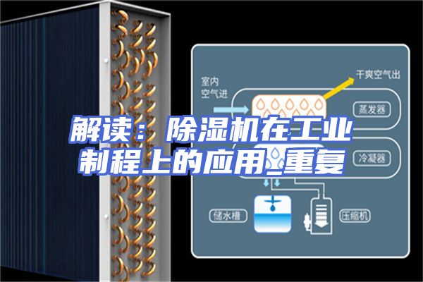 解读:除湿机在工业制程上的应用_重复