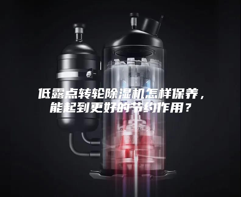 低露点转轮除湿机怎样保养，能起到更好的节约作用？