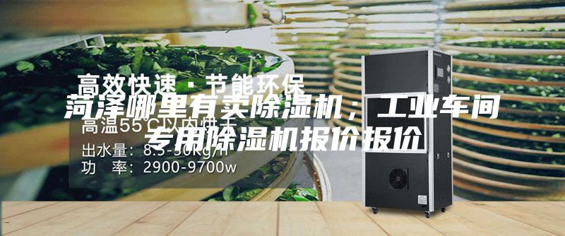 菏泽哪里有卖除湿机；工业车间专用除湿机报价报价