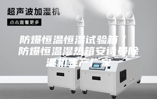 防爆恒温恒湿试验箱／ 防爆恒温湿热箱安诗曼除湿机生产厂家