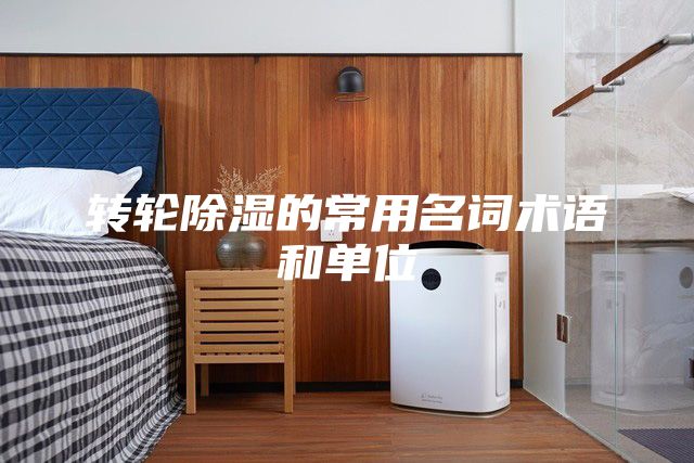 转轮除湿的常用名词术语和单位