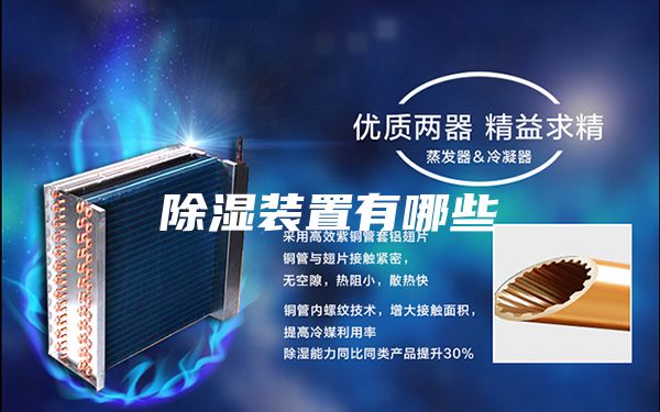 除湿装置有哪些