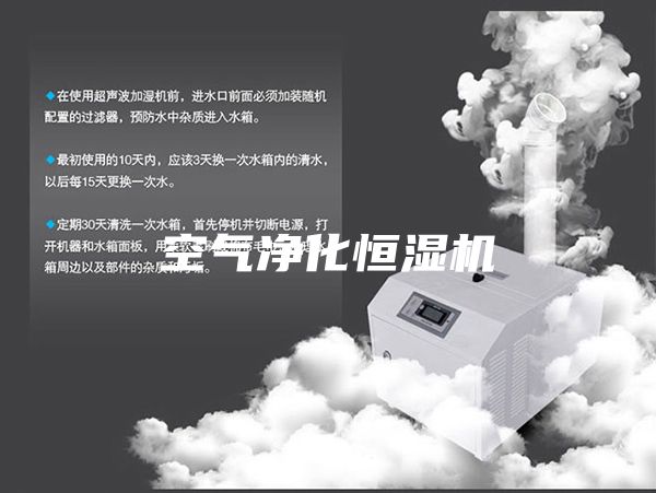 空气净化恒湿机