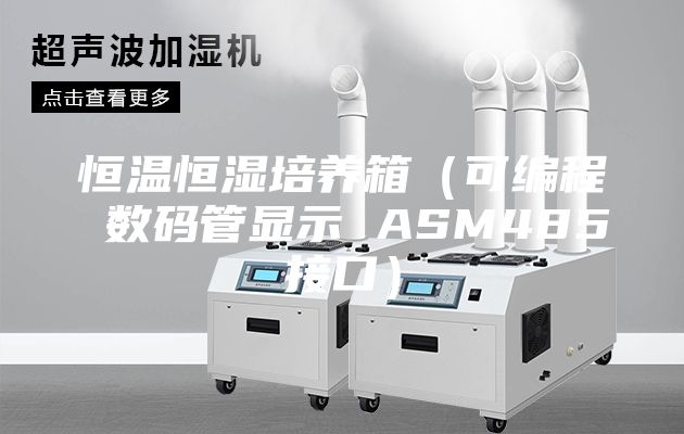 恒温恒湿培养箱（可编程 数码管显示 ASM485接口）