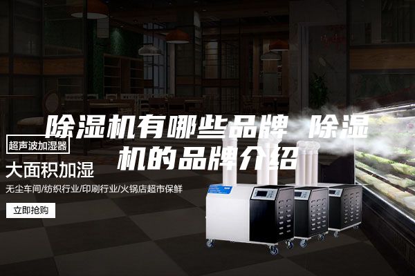 除湿机有哪些品牌 除湿机的品牌介绍