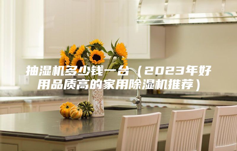 抽湿机多少钱一台（2023年好用品质高的家用除湿机推荐）