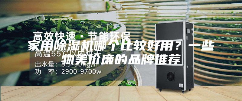 家用除湿机哪个比较好用？一些物美价廉的品牌推荐