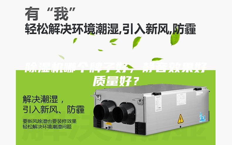 除湿机哪个牌子好，静音效果好质量好？