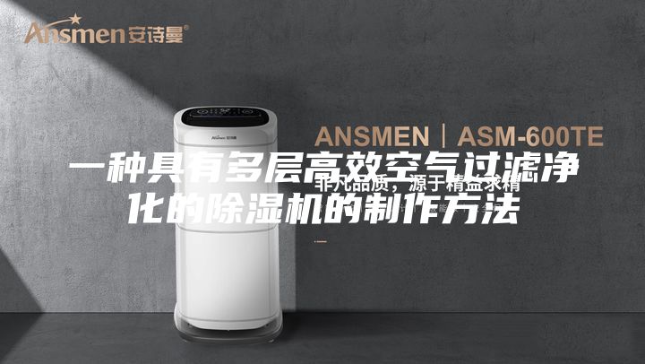 一种具有多层高效空气过滤净化的除湿机的制作方法