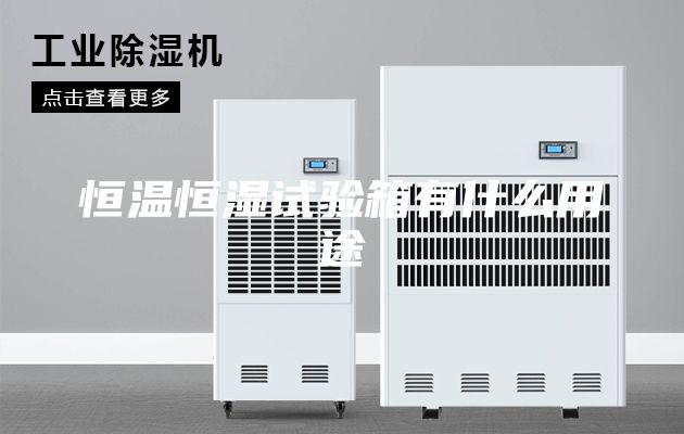 恒温恒湿试验箱有什么用途