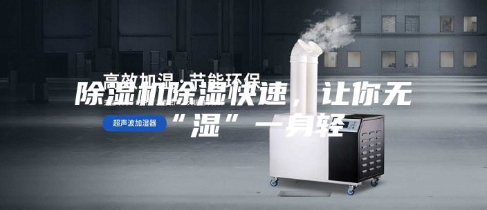 除湿机除湿快速，让你无“湿”一身轻