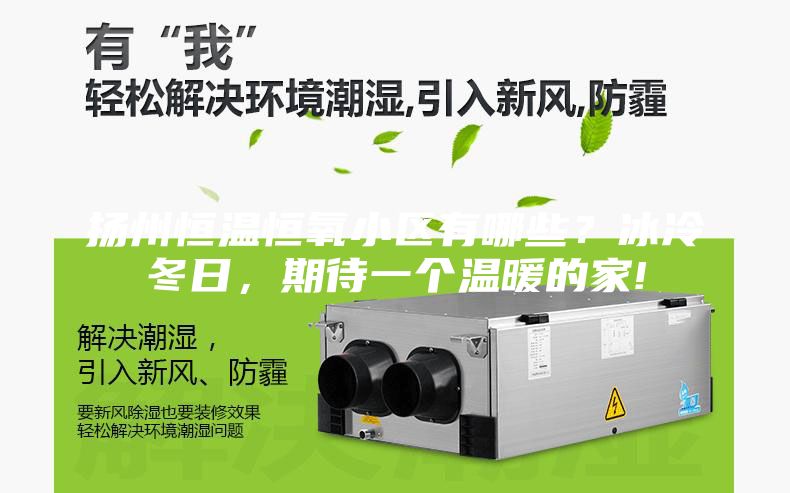 扬州恒温恒氧小区有哪些？冰冷冬日，期待一个温暖的家!