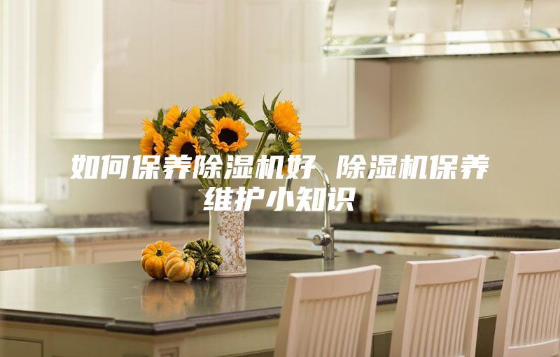如何保养除湿机好 除湿机保养维护小知识