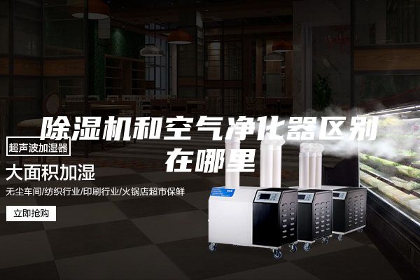 除湿机和空气净化器区别在哪里