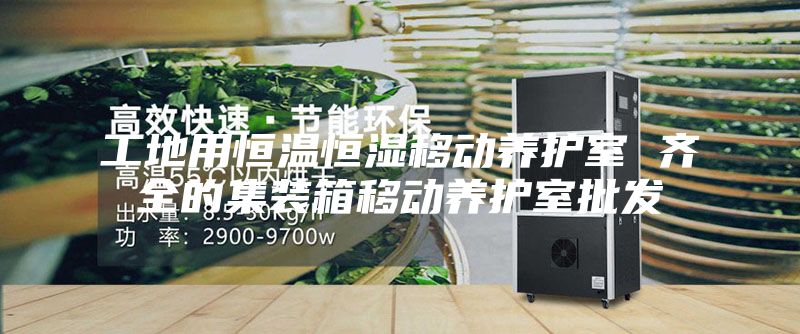 工地用恒温恒湿移动养护室 齐全的集装箱移动养护室批发