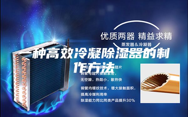 一种高效冷凝除湿器的制作方法