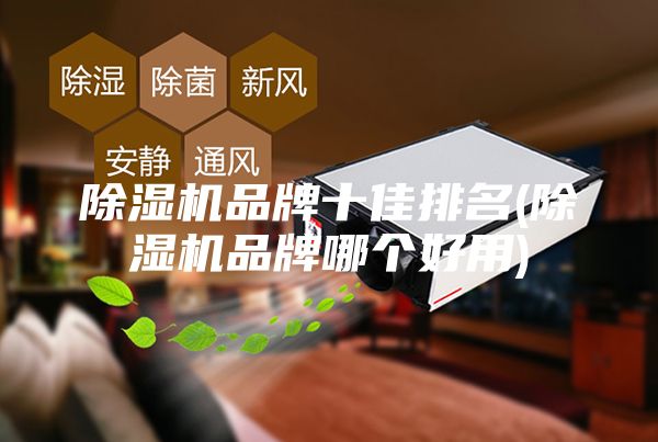 除湿机品牌十佳排名(除湿机品牌哪个好用)