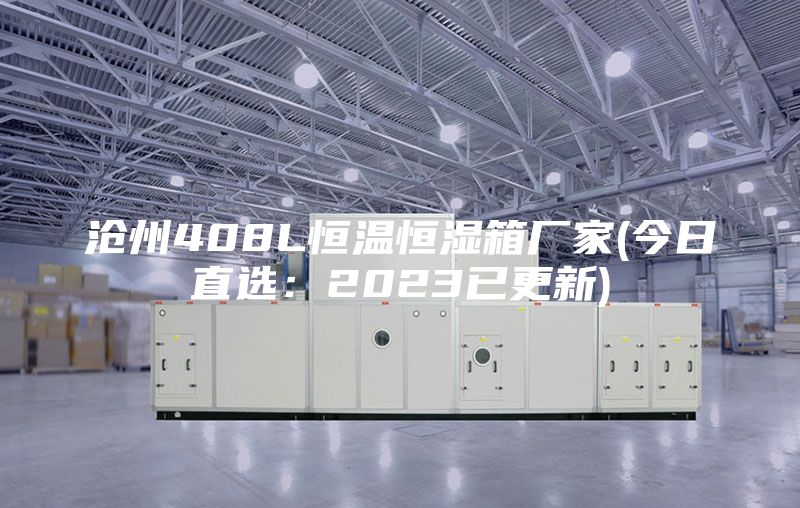 沧州408L恒温恒湿箱厂家(今日直选：2023已更新)