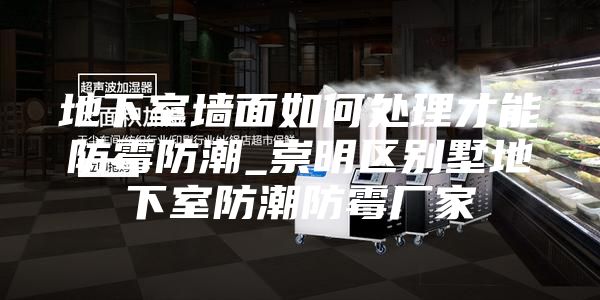 地下室墙面如何处理才能防霉防潮_崇明区别墅地下室防潮防霉厂家