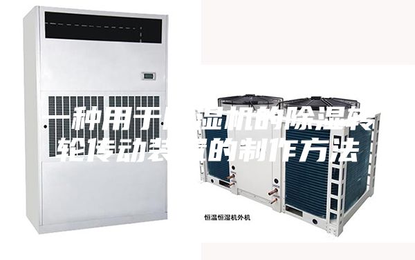 一种用于除湿机的除湿转轮传动装置的制作方法