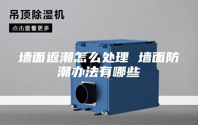 墙面返潮怎么处理 墙面防潮办法有哪些