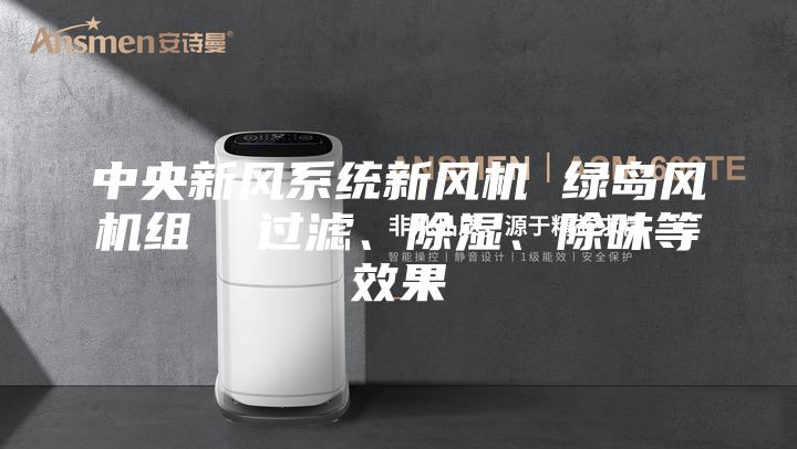 中央新风系统新风机 绿岛风机组  过滤、除湿、除味等效果