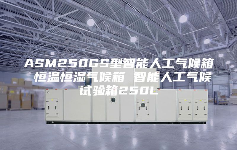 ASM250GS型智能人工气候箱 恒温恒湿气候箱 智能人工气候试验箱250L