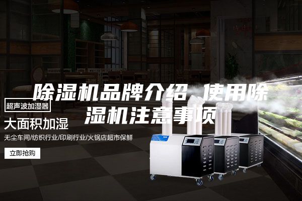 除湿机品牌介绍 使用除湿机注意事项