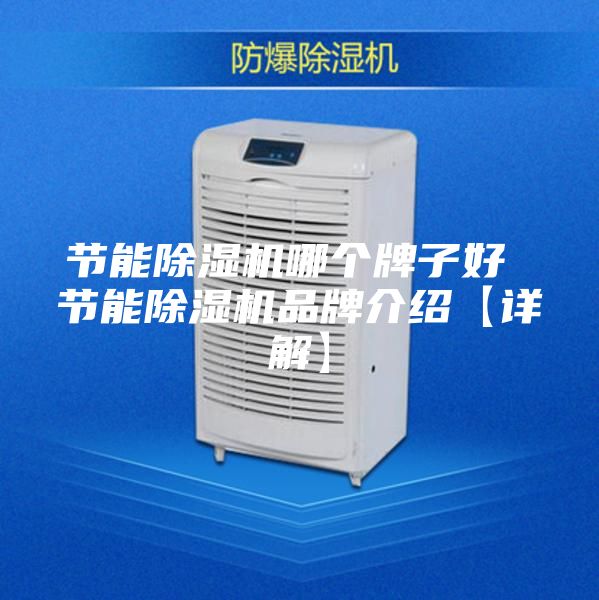 节能除湿机哪个牌子好 节能除湿机品牌介绍【详解】