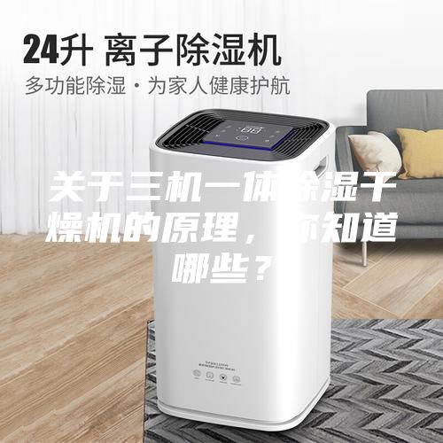 关于三机一体除湿干燥机的原理，你知道哪些？