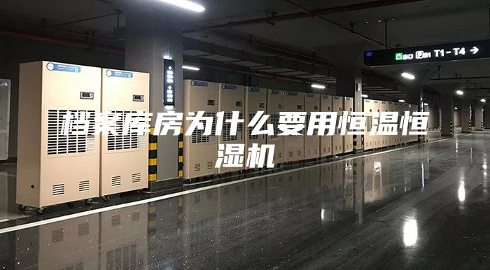 档案库房为什么要用恒温恒湿机
