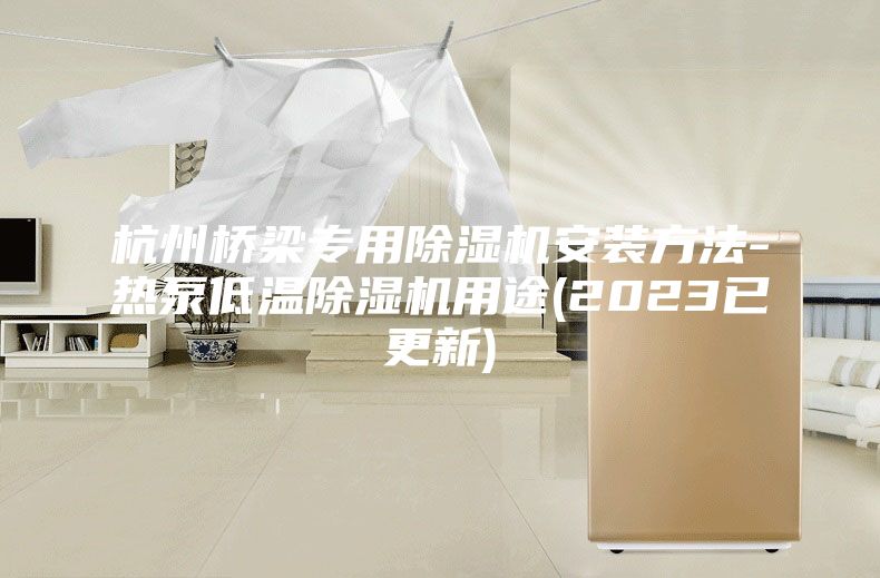 杭州桥梁专用除湿机安装方法-热泵低温除湿机用途(2023已更新)